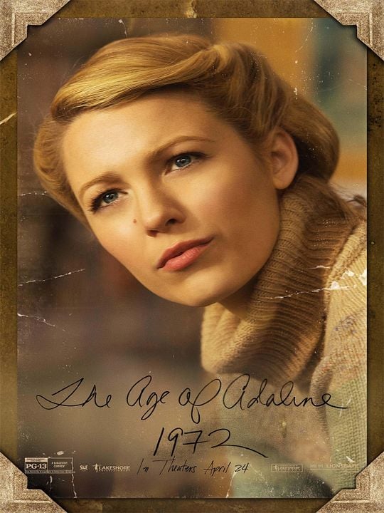 A Incrível História De Adaline : Poster