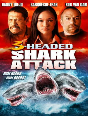 O Ataque do Tubarão de Três Cabeças : Poster