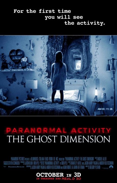 Atividade Paranormal: Dimensão Fantasma : Poster