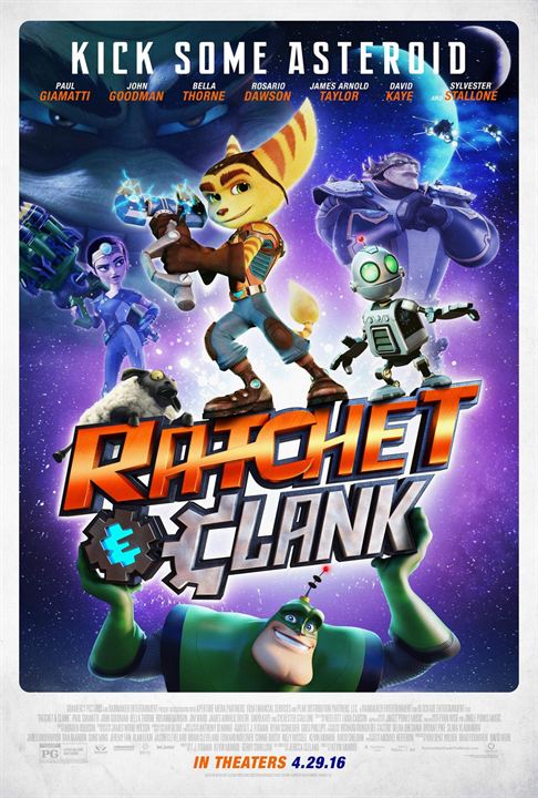 Heróis da Galáxia: Ratchet e Clank : Poster