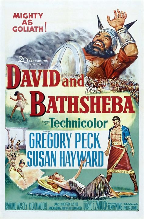 David e Betsabá : Poster
