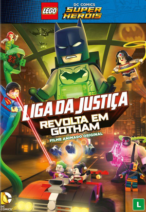 Lego DC Comics Super Heróis: Liga da Justiça - Revolta em Gotham : Poster