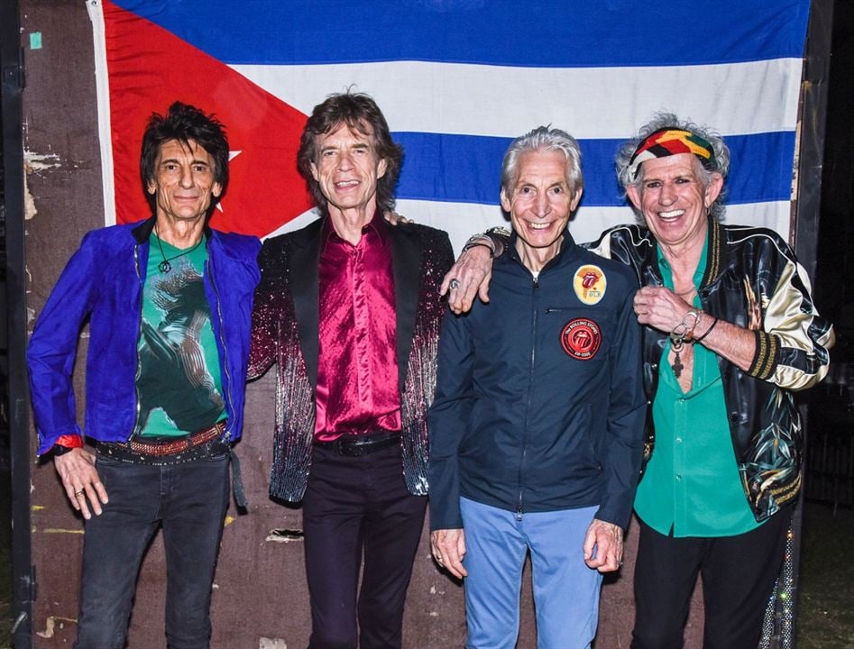 Havana Moon: The Rolling Stones Live in Cuba : Foto Charlie Watts, Keith Richards, Mick Jagger, The Rolling Stones