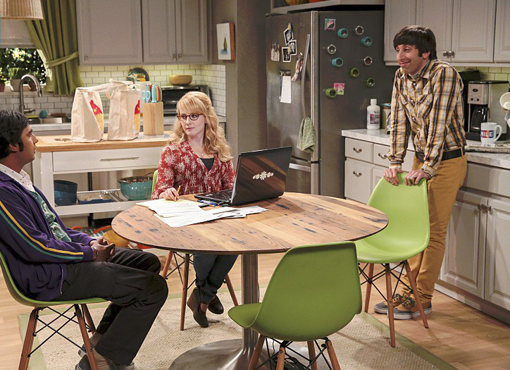 The Big Bang Theory : Fotos Melissa Rauch, Simon Helberg, Kunal Nayyar