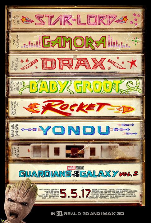 Guardiões da Galáxia Vol. 2 : Poster