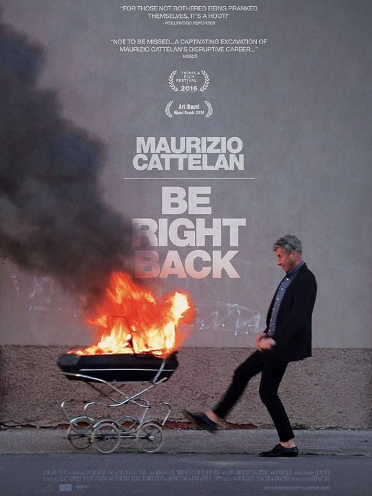 Maurizio Cattelan: Be Right Back : Poster