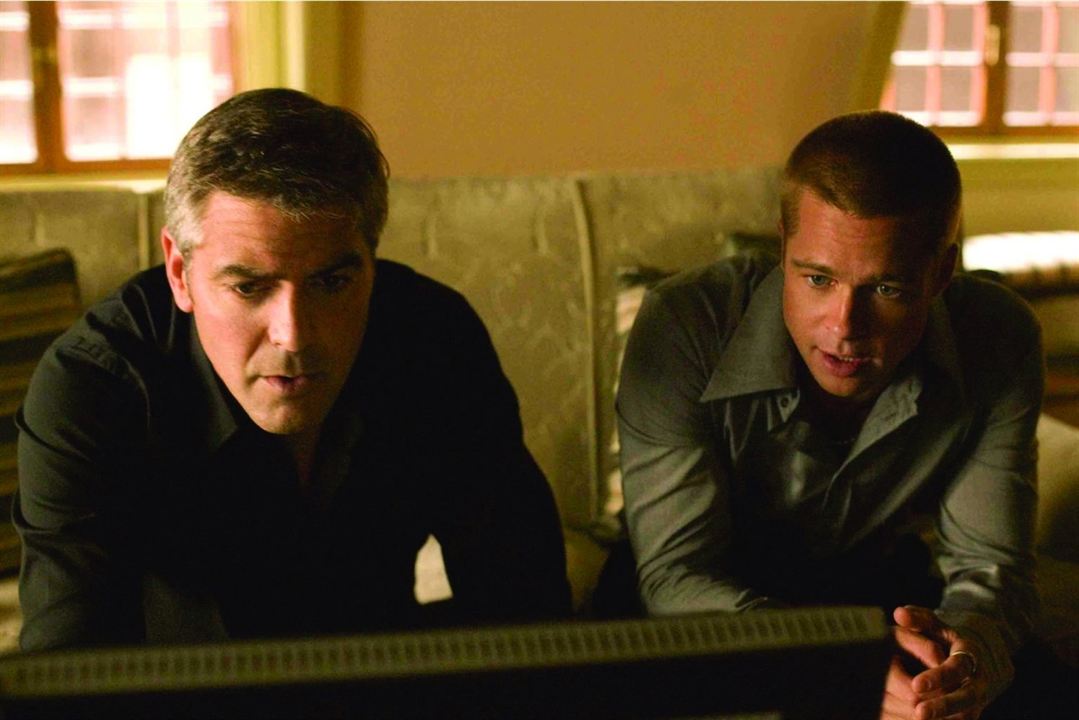 Doze Homens e Outro Segredo : Fotos George Clooney, Brad Pitt