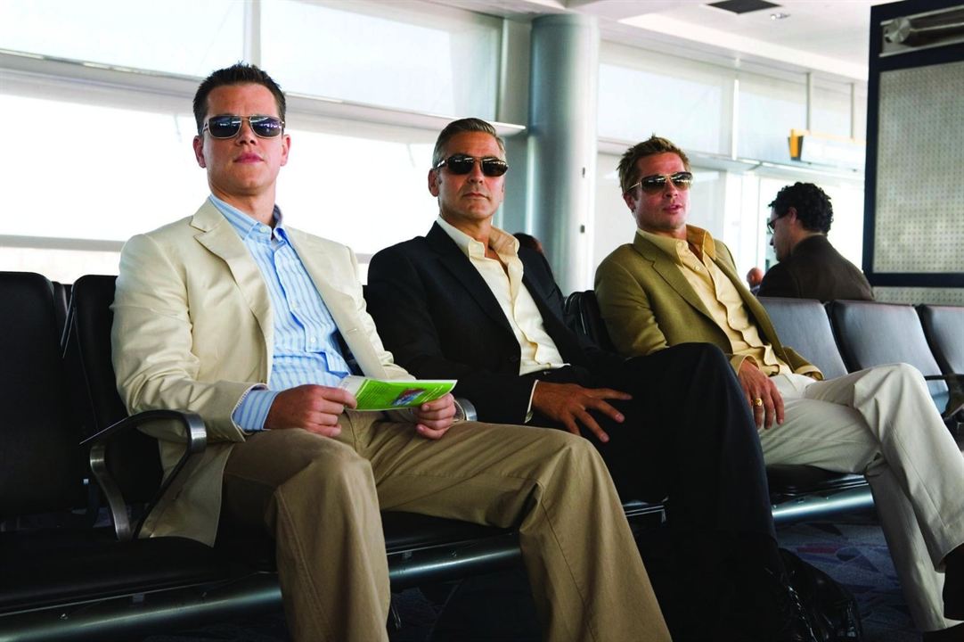 Treze Homens e um Novo Segredo : Fotos Matt Damon, Brad Pitt, George Clooney