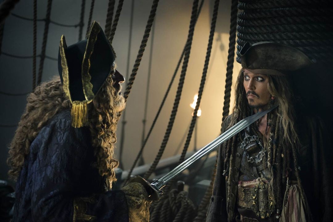 Piratas do Caribe: A Vingança de Salazar: Johnny Depp, Geoffrey Rush