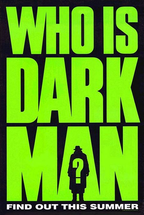 Darkman - Vingança Sem Rosto : Poster