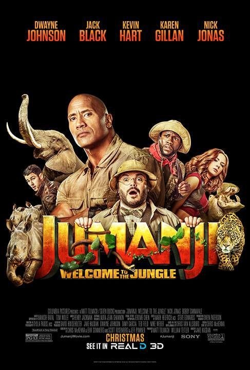 Jumanji: Bem-Vindo à Selva : Poster