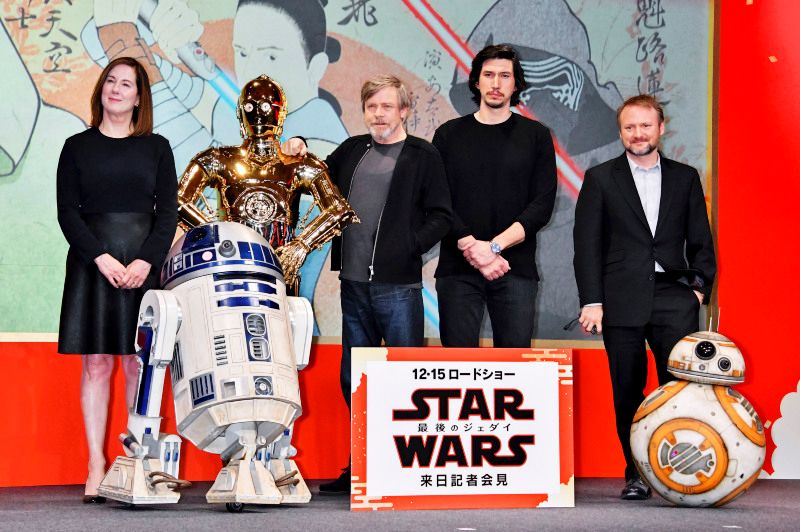 Star Wars: Os Últimos Jedi : Revista Adam Driver, Kathleen Kennedy, Mark Hamill, Rian Johnson