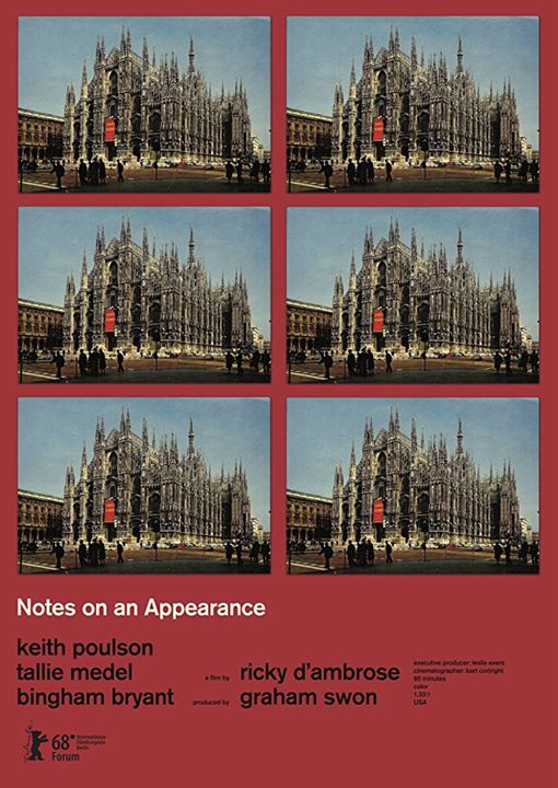 Notes on an Appearance : Poster