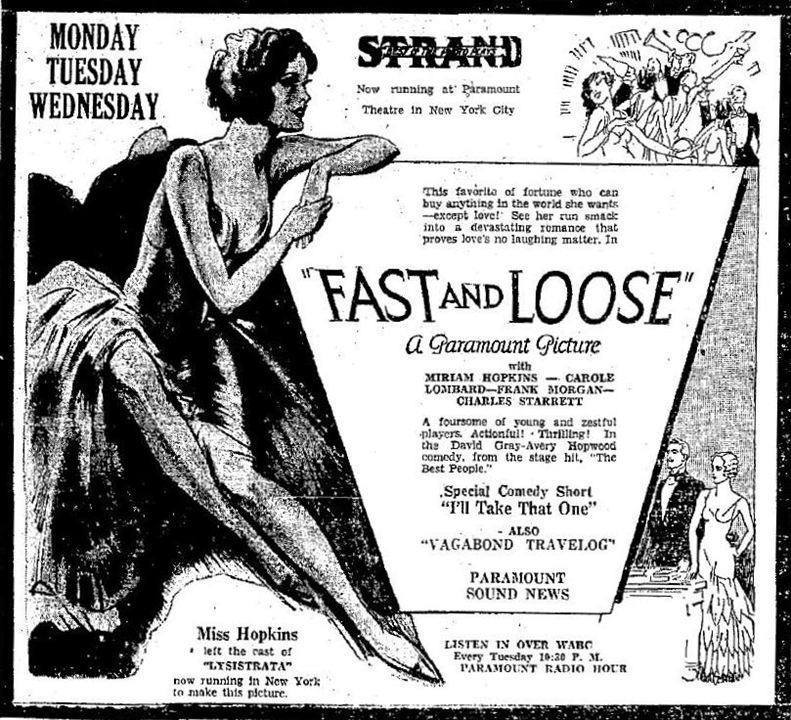 Fast and Loose : Poster