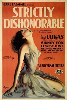 Strictly Dishonorable : Poster