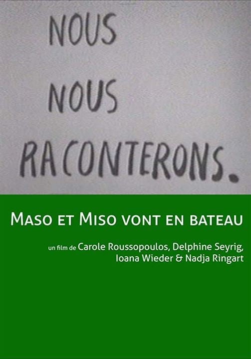 Maso et Miso vont en bateau : Poster