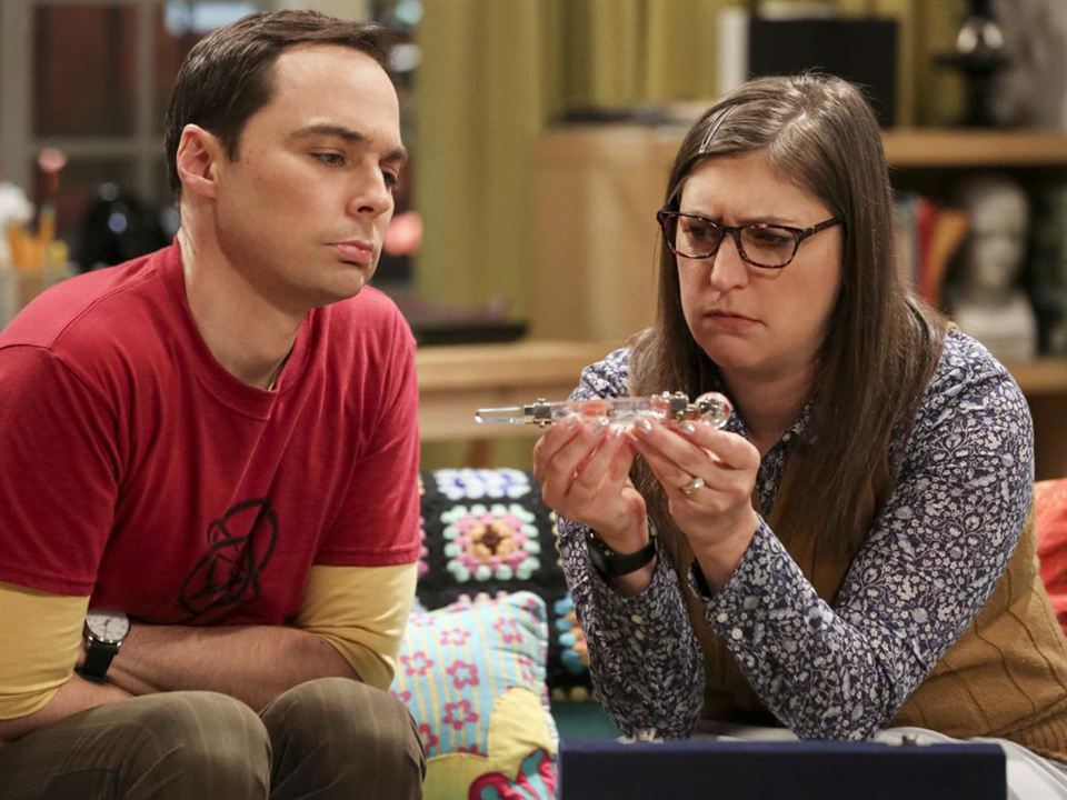 The Big Bang Theory : Poster Jim Parsons, Mayim Bialik