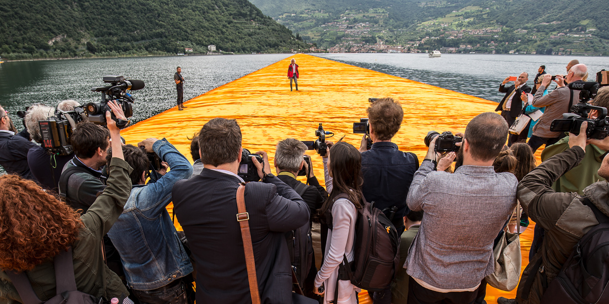 Christo : Walking On Water : Fotos