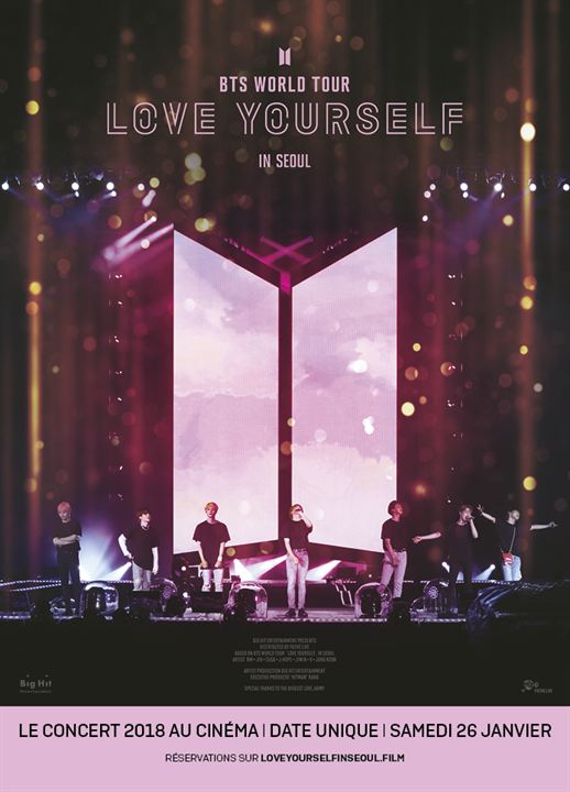 BTS World Tour: Love Yourself in Seoul : Poster