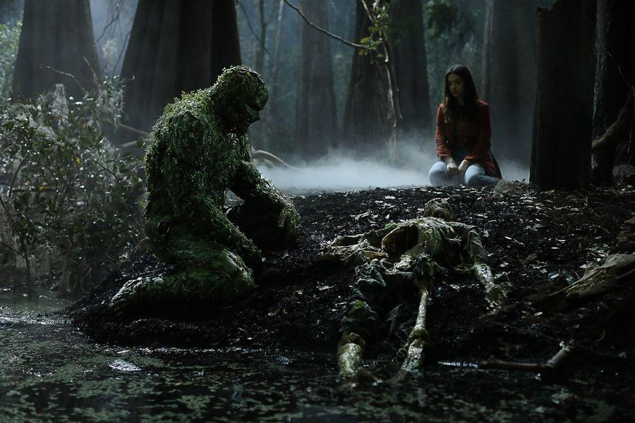Swamp Thing : Fotos Derek Mears, Crystal Reed