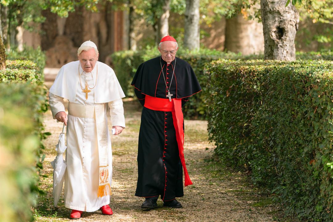 Dois Papas : Fotos Anthony Hopkins, Jonathan Pryce