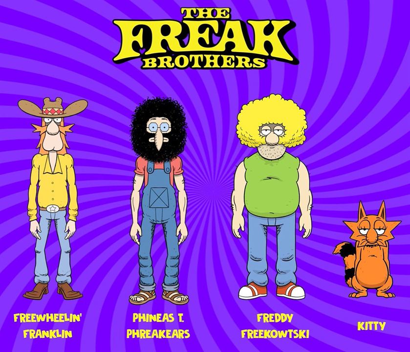 As Fabulosas Aventuras dos Freak Brothers : Poster
