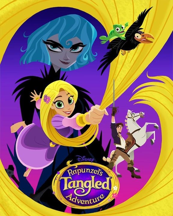 As Enroladas Aventuras da Rapunzel : Poster