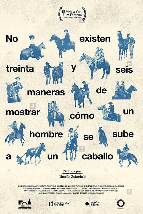 There Are Not Thirty-six Ways of Showing a Man Getting on a Horse : Poster
