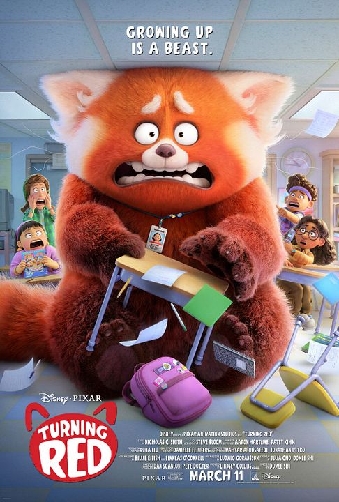 Red: Crescer É uma Fera : Poster