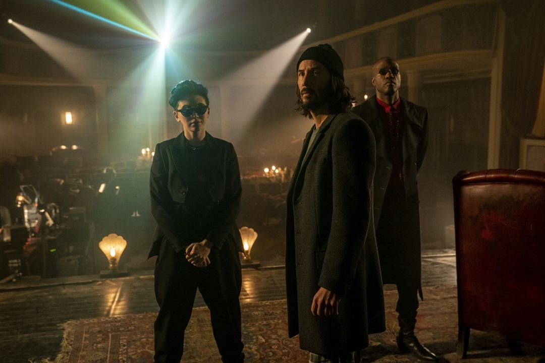 Matrix: Resurrections : Fotos Yahya Abdul-Mateen II, Keanu Reeves, Jessica Henwick