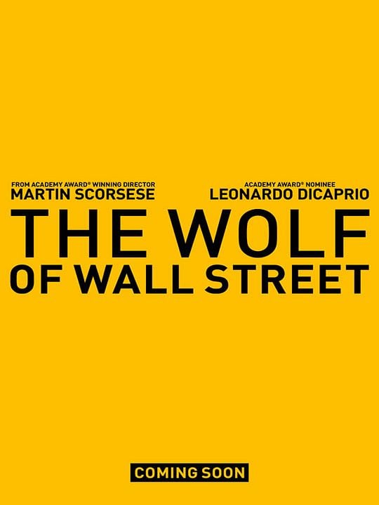 O Lobo de Wall Street : Poster