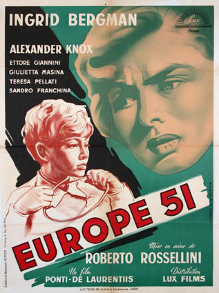 Europa '51 : Poster