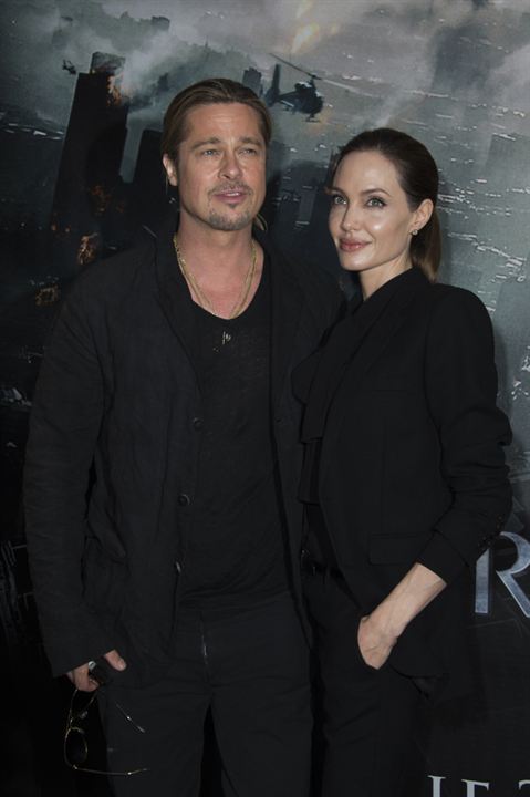 Guerra Mundial Z : Revista Angelina Jolie, Brad Pitt