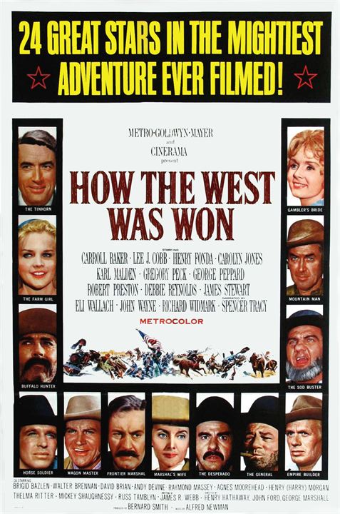 A Conquista do Oeste : Poster