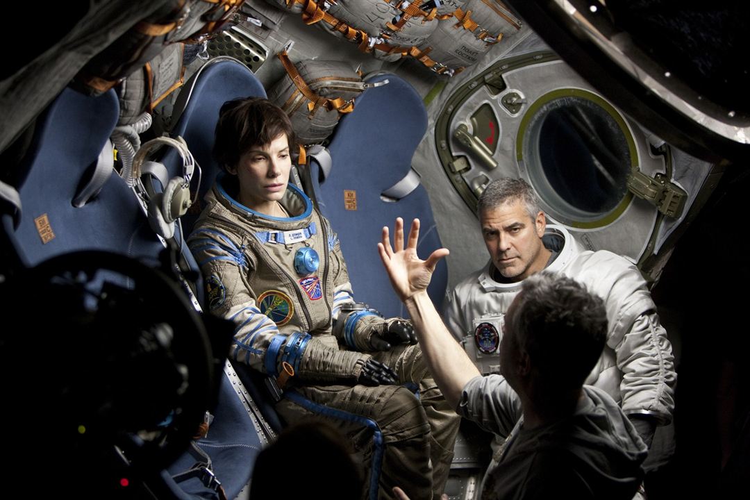 Gravidade : Fotos George Clooney, Sandra Bullock