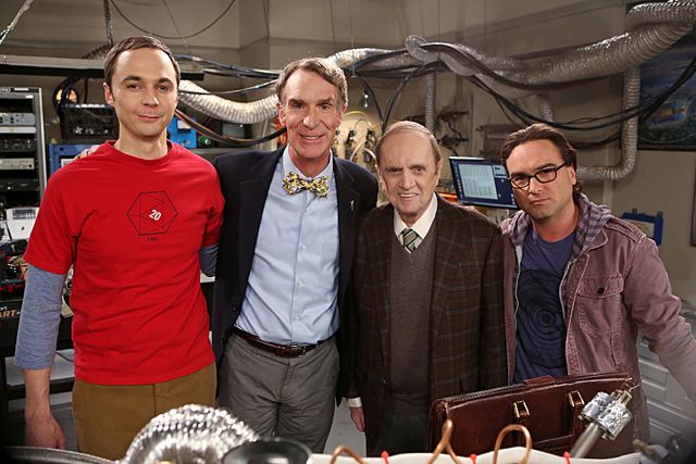 The Big Bang Theory : Fotos Bill Nye, Bob Newhart, Johnny Galecki, Jim Parsons