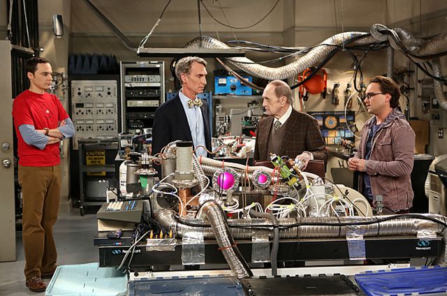 The Big Bang Theory : Fotos Bill Nye, Bob Newhart, Johnny Galecki, Jim Parsons
