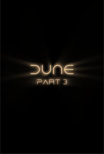 Duna: Parte Três : Poster