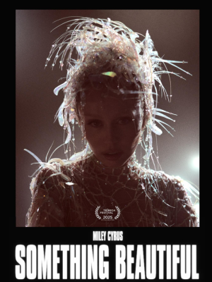 poster filme miley cyrus something beautiful