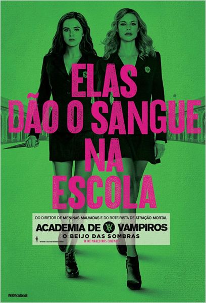 Academia de Vampiros - O Beijo das Sombras : Poster